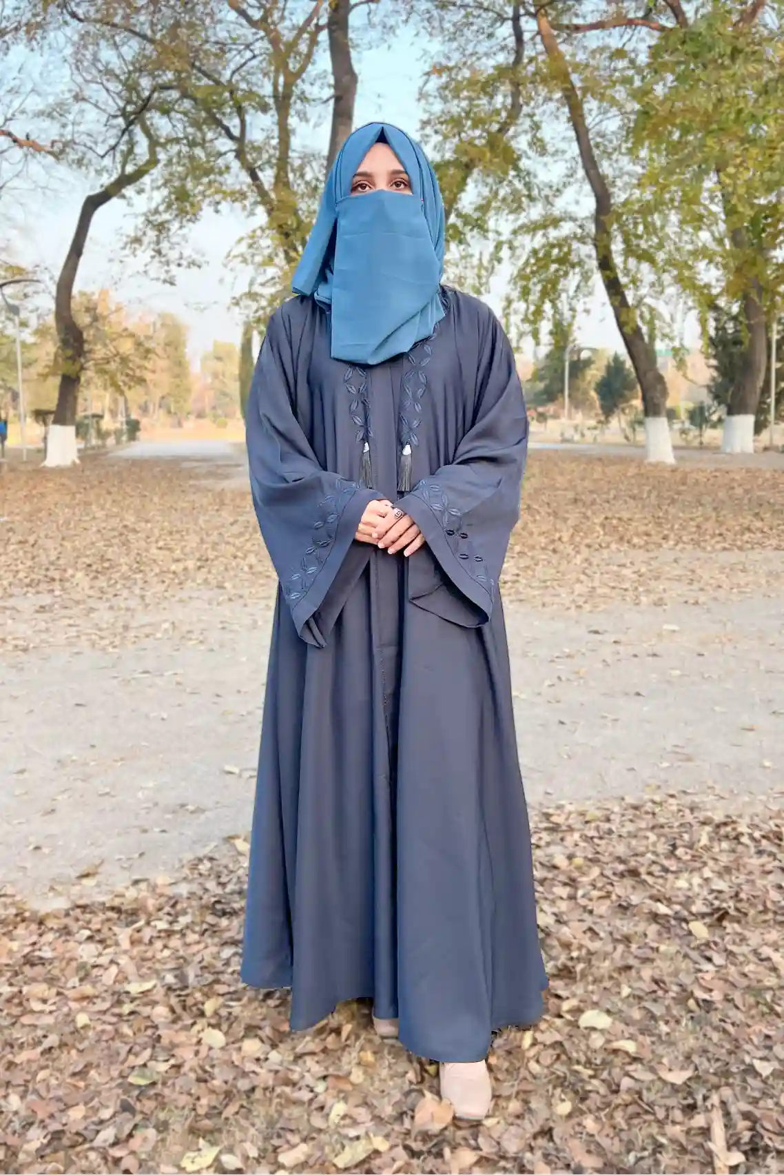 Amal-Dark Blue Abaya