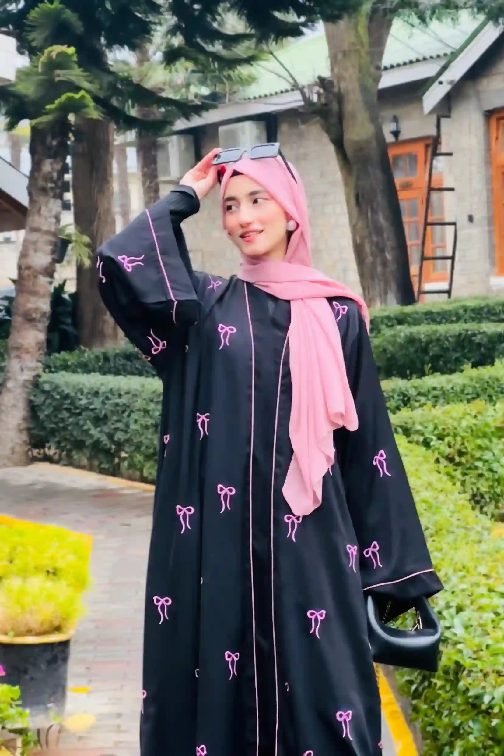 Buy Bow Abaya Online – Stylish Elegant Abaya Designs
