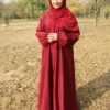 Zuhur Maroon Abaya