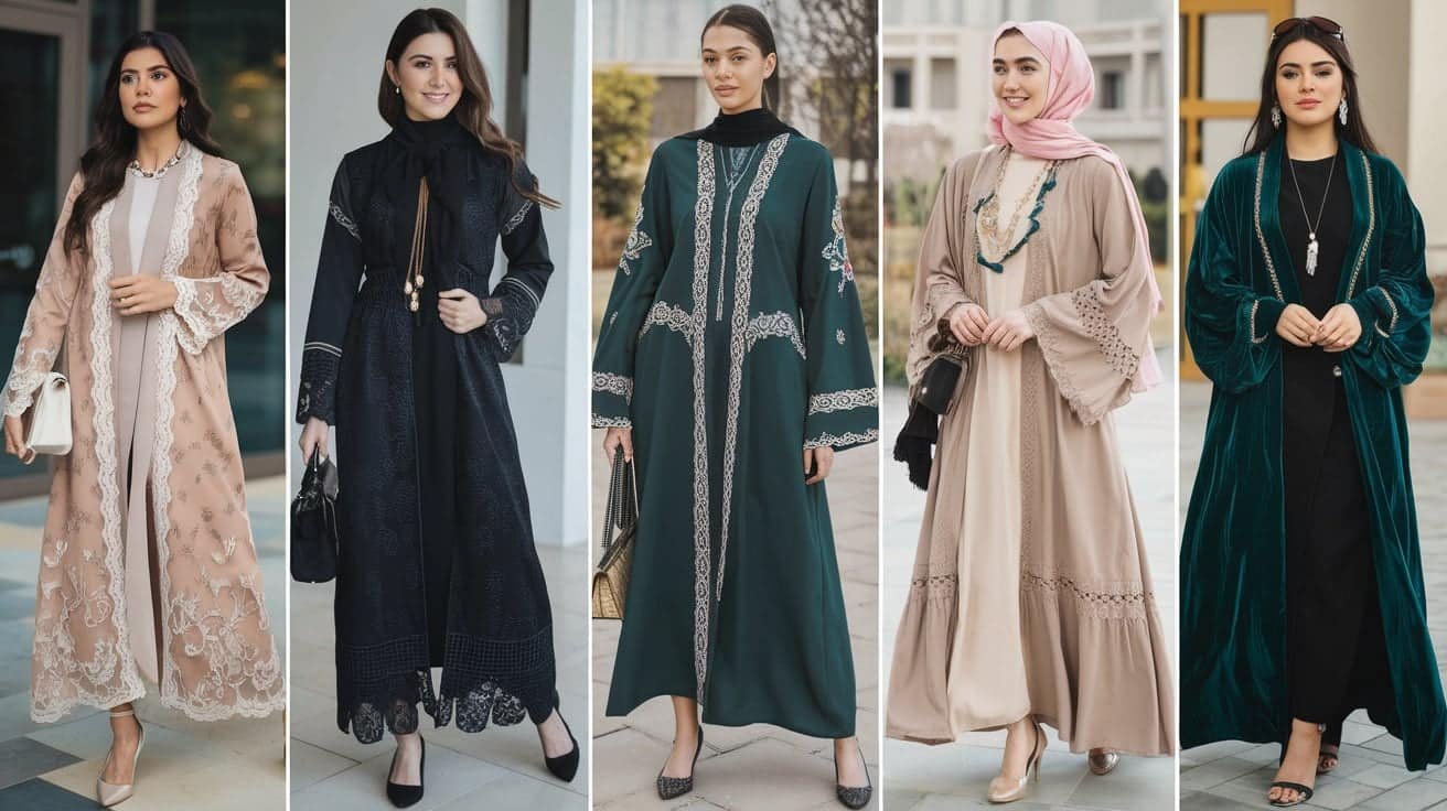 Stylish Abaya Ideas for University Students in pakistan