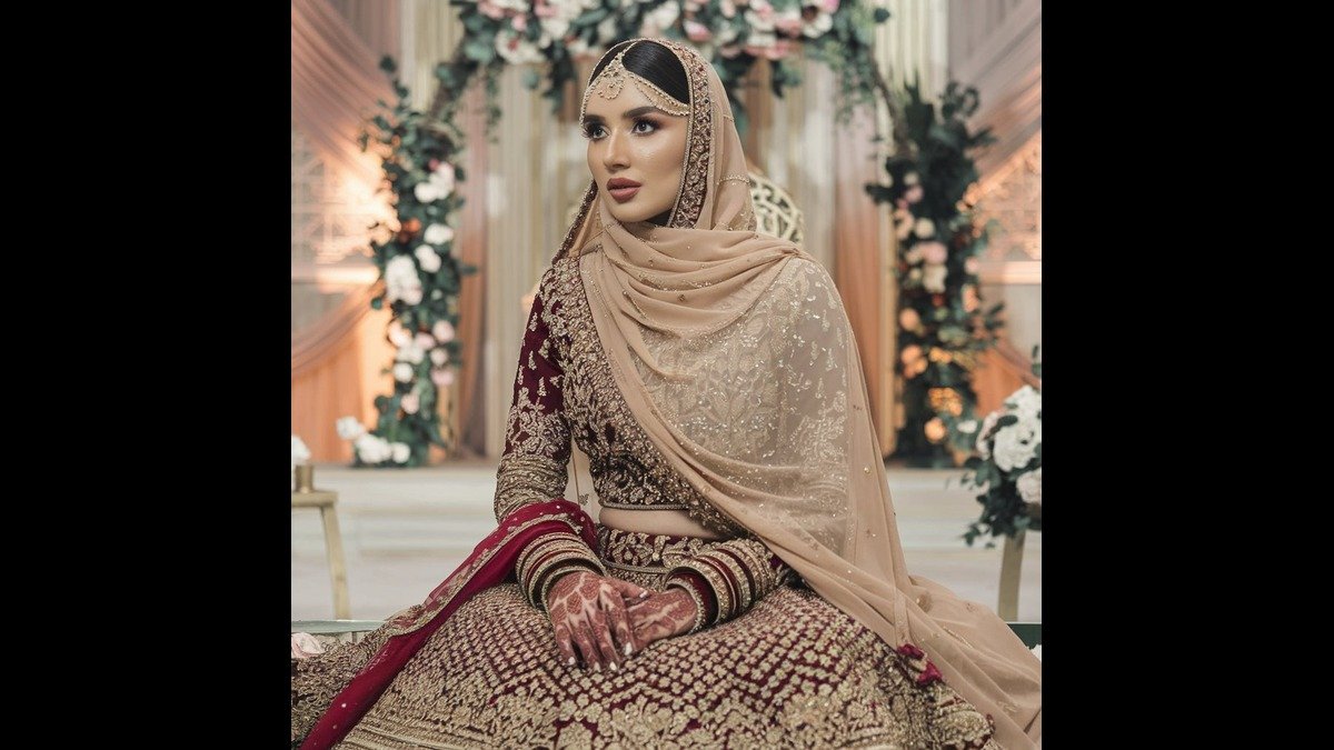 Hijab Style for Wedding in Pakistan