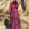 Zainab Maroon Abaya