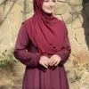 Zainab Maroon Abaya