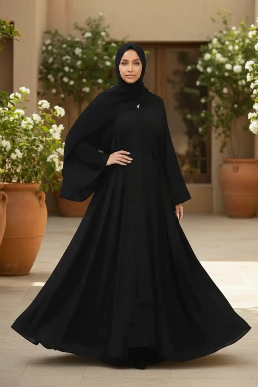Black Umbrella Abaya