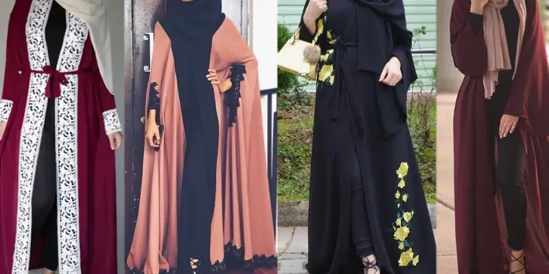double abaya designs
