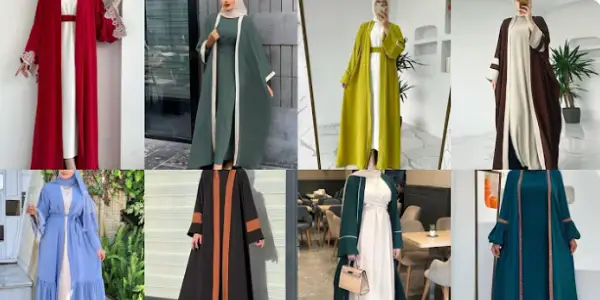 double abaya designs