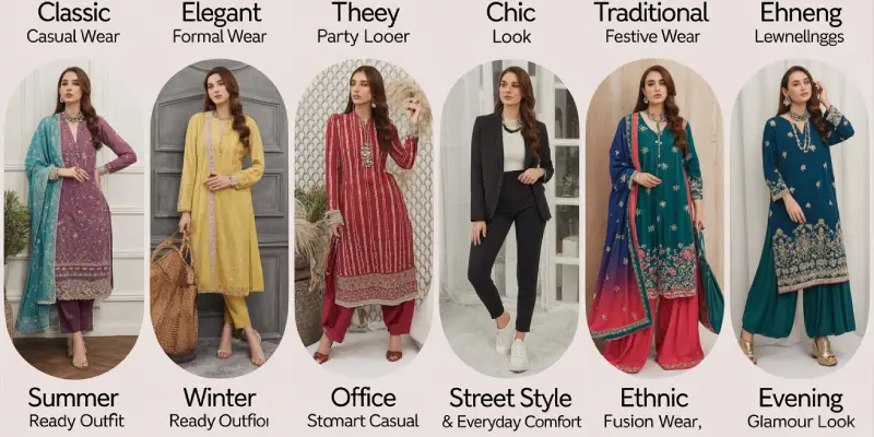 12 Trendy Outfit Ideas for Women in Pakistan You’ll Love 1 12 Trendy Outfit Ideas for Women in Pakistan