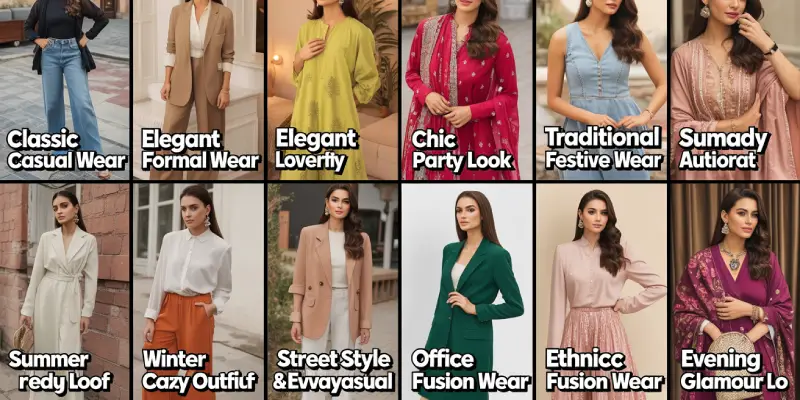 12 Trendy Outfit Ideas for Women in Pakistan