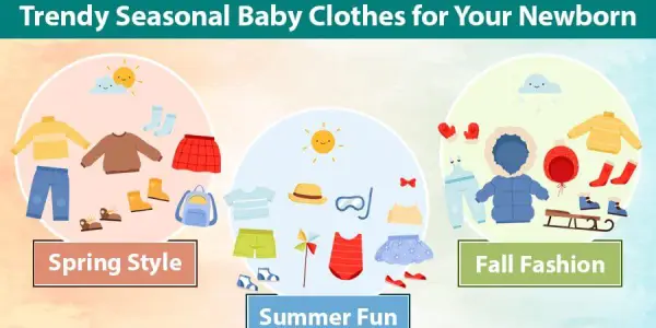 Baby clothes for different seasons