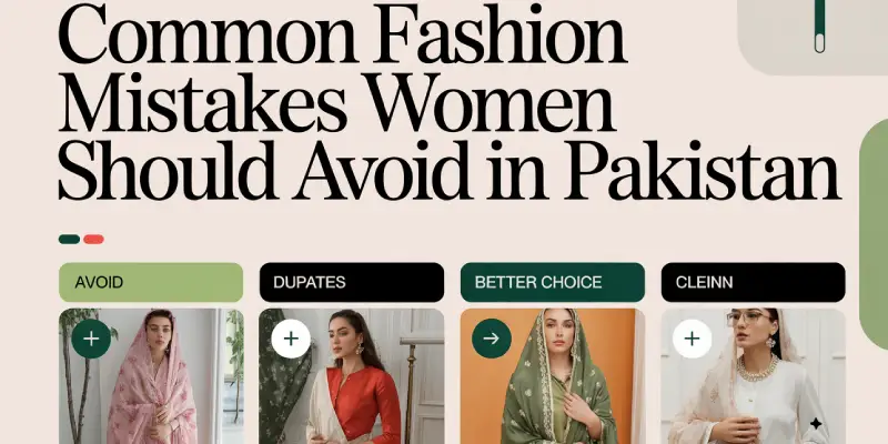 12 Trendy Outfit Ideas for Women in Pakistan You’ll Love 2 Common Fashion Mistakes Women Should Avoid in Pakistan