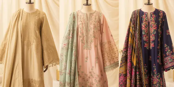 Best Embroidered Lawn Suits in Pakistan | New Collection 2025 1 Embroidered Lawn Suits