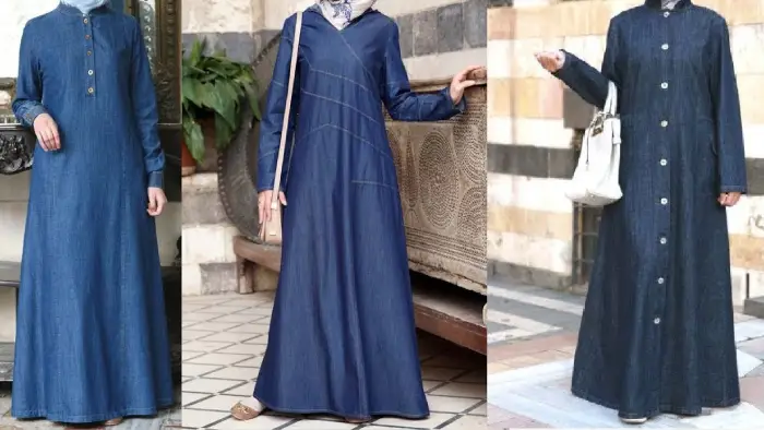 Stylish Denim Abayas: Trendy Looks for Modern Women in Pakistan 1 Denim Abayas