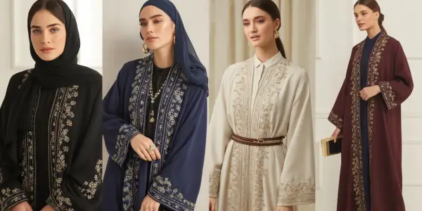 Fancy Abaya Designs in Pakistan | Latest Ladies Fancy Abaya Styles 1 Fancy Abaya Designs