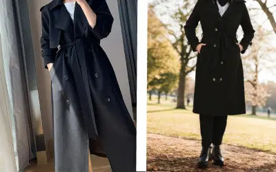 Stylish Coat Style Abayas | Modern Elegance for Every Occasion 7 Pea Coat Abaya